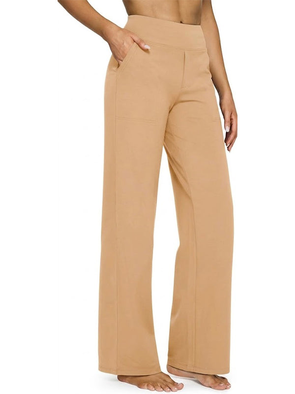 Loose High-Waist Stretch Casual Pants