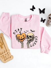 Retro Stay Creepy Halloween Sweatshirt