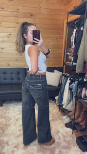 Dark Wash Vintage Baggy Jeans