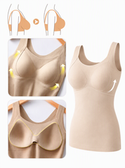 Thermal Tank Top with Built-in Bra